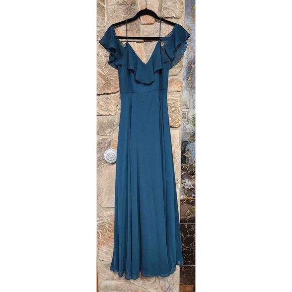 Anthropologie BHLDN Jenny Yoo Mila Gown Dress Size 4. B23 - Picture 3 of 9